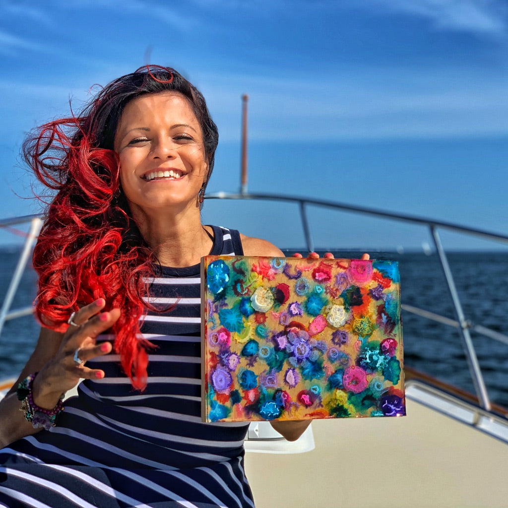 Brown Skin and Fire Hair