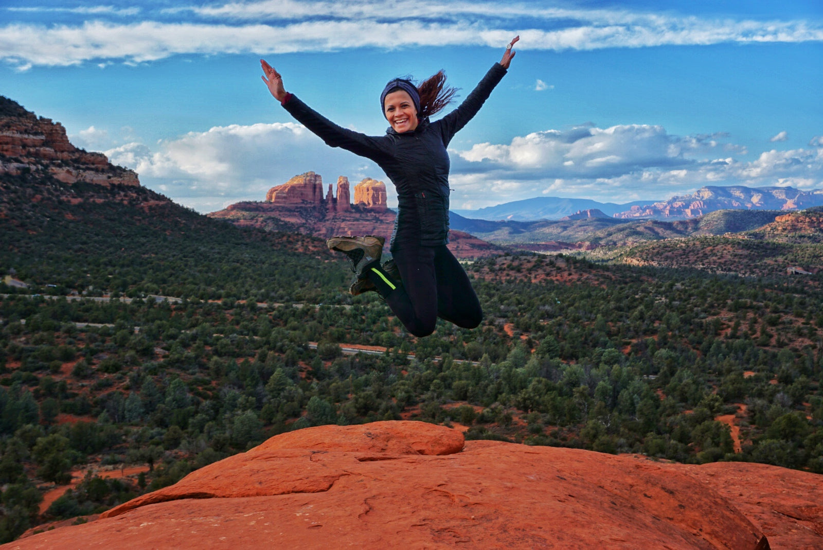 Jumping in Sedona
