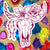 Bull Adorned with Flowers Sticker